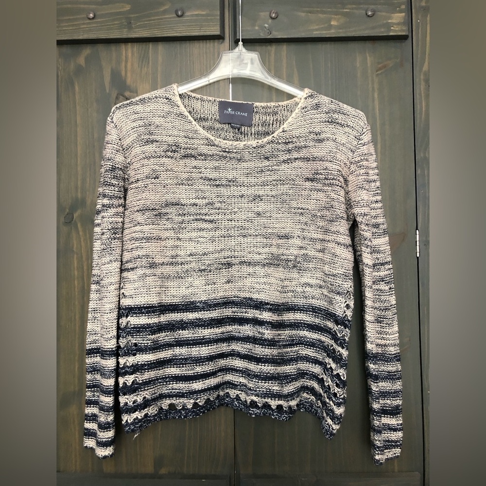 Paper Crane knitted sweater size L